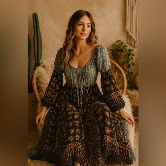 Dresses & Skirts - LotusTraders Peasant Maxi Off Shoulder Dress 3X